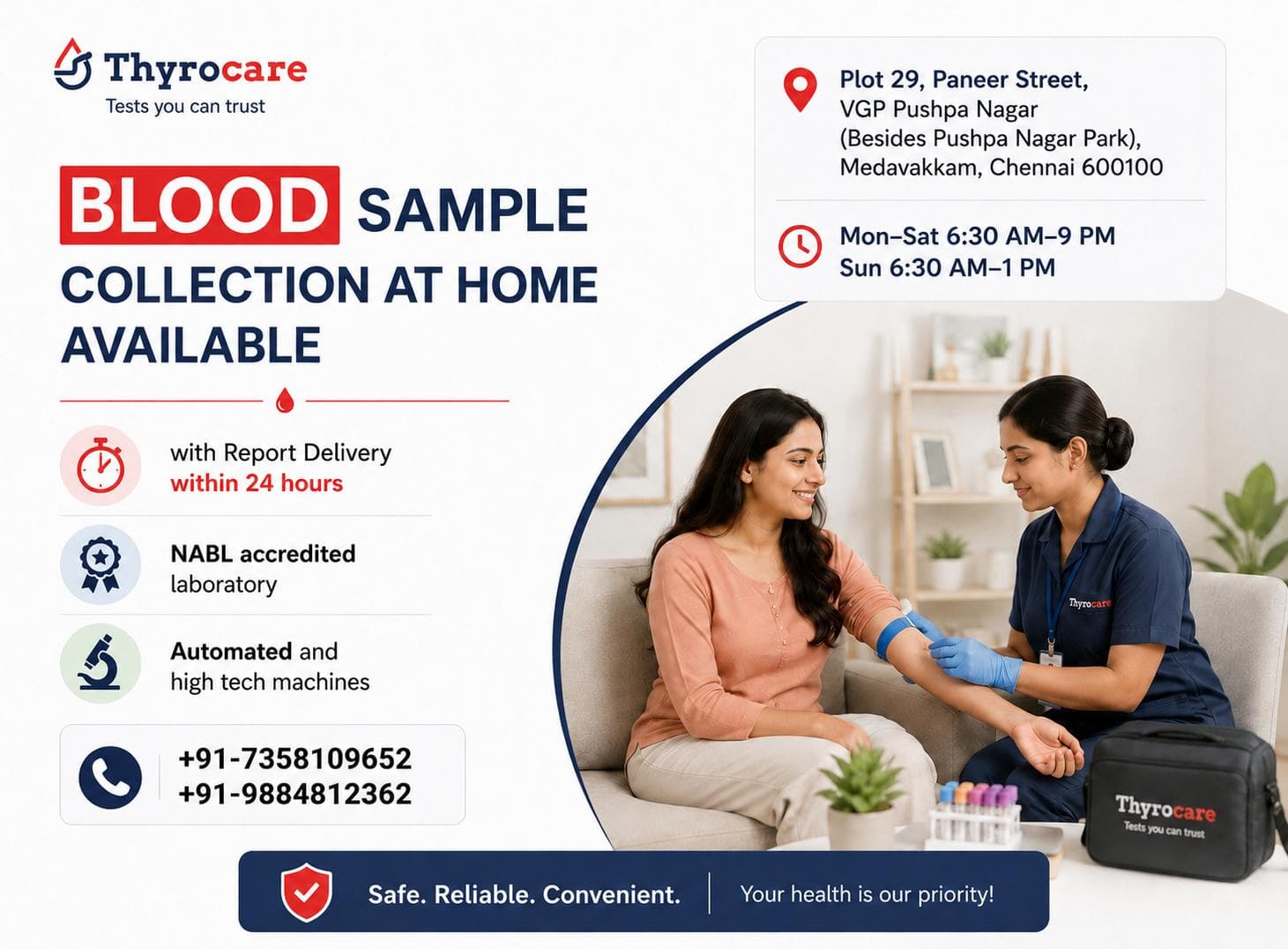 Home sample collection service